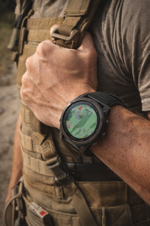 montre garmin fenix 8 en action